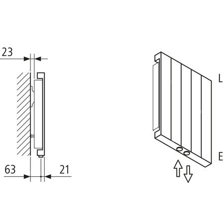 Grzejnik płytowy typ 11 KERMI HVN wym. 2200 x 350 mm, kolor biały, moc 1023 W
