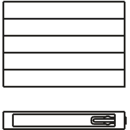 Kermi V ściana grzewcza HHV20 1330x72x3000 pozioma,RAL9016, 6bar, bez osłony, prawa