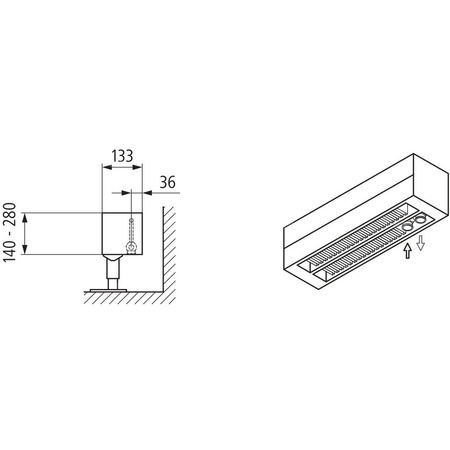 Konwektor Kermi Konvektor Typ32 BH210x133x1700mm QN1916,weiß,6bar, m. Abd., AB Uni.