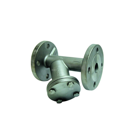 Filtr osadnikowy kołnierzowy ze stali nierdzewnej AISI 316 PN16 (-30 st.C - +240 st.C) Art. 2461 DN 100