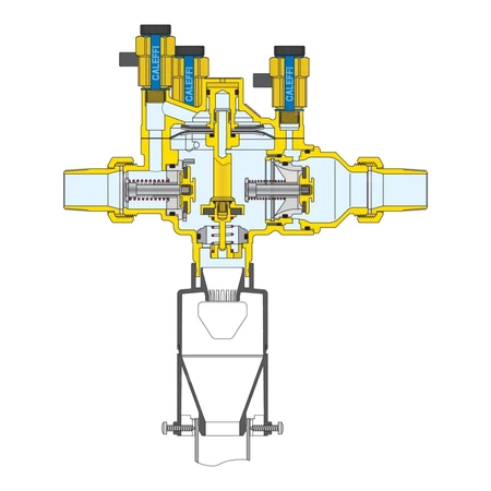 Izolator przepływów zwrotnych ze strefą obniżonego ciśnienia z możliwością nadzoru. 1" - Typu BA