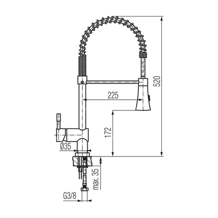 VEGANE Bateria kuchenna stojąca teleskopowa