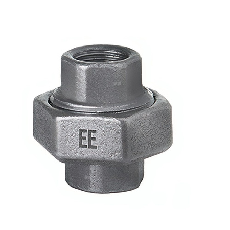 Śrubunek ODLEWNIA ZAWIERCIE U1/48oru/330oru żeliwo (ocynk) 3/4'' (GW), z uszczelką