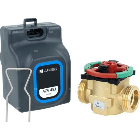 2-drogowy zawór strefowy AZV 453, DN20, G1'', Kvs 10, 230 V AC, NO