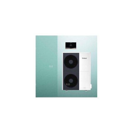 Pakiet Systemowy OZE - Pompa ciepła powietrzna powietrze-woda monoblok VAILLANT VWL 105/6A aroTHERM plus 9.2 kW 400 V + Moduł komunikacji internetowej VR 940f + Moduł sterowania VWZ AI + Regulator sensoCOMFORT VRC 720