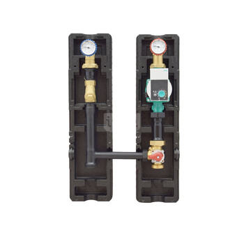 Grupa mieszająco – pompowa D-SMT 250 – DN 32 (1 1/4”) z izolacją, z pompą Wilo Yonos Para 30/6