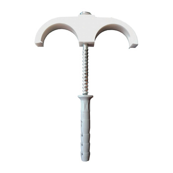 TECEflex - Obejma podwójna z kołkiem 16-25 mm (koszulka 6 x 40 mm, wkręt 65 mm)