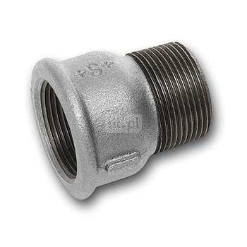 Przedłużka SANHA 529a#, żeliwo (ocynk galwaniczny/elektrolityczny) (ocynk), 1'' (GW x GZ)