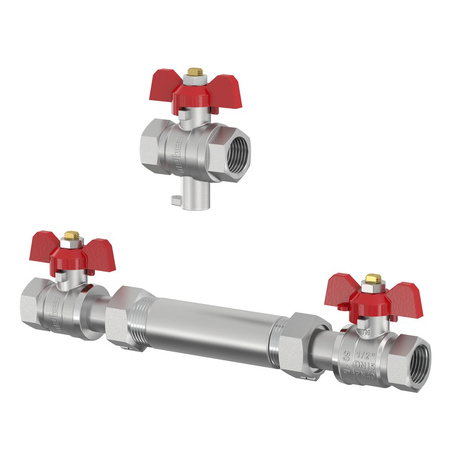 ZESTAW MONTAŻOWY 2,5 m3/h DN 20 Z ZAWORAMI