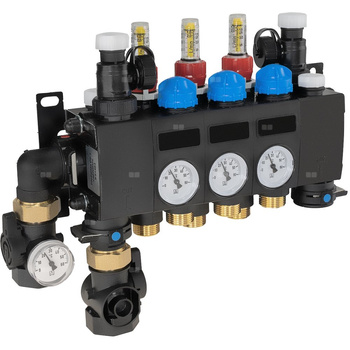 ProCalida CC 1 na 3 obiegi grzewcze, rotametry 0,75÷3,75 l/min