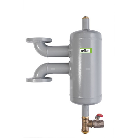 Separator mikropęcherzy REFLEX D 125 V F1, 10 bar / 110'C, DN125/PN16, kolor: szary