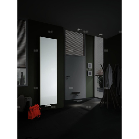 Grzejnik KermiX2 Verteo Plan typ 21 1400x66x500 biały, 10 bar, z osłonami bocznymi