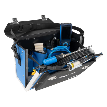 Sensor O2, CO/H2, pomiar ciągu kominowego, pomiar ciśnienia, analizator spalin AFRISO EUROLYZER S1 pro, bez drukarki, z walizką