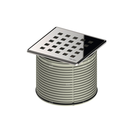 Ramka rusztu quadratum do odpływu prysznicowego ze stali nierdzewnej TECE drainpoint S