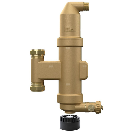 Separator mikropęcherzy REFLEX TW 22 V-M, 10 bar / 110'C, 22mm, z wkładem magnesowym