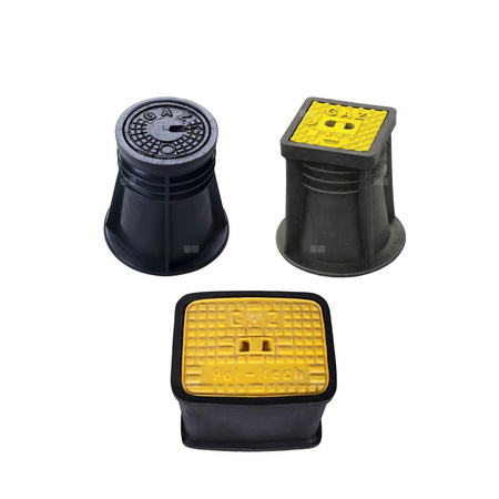 Skrzynka uliczna z tworzywa ZZU, duża, 410x355xh=355