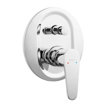 Bateria podtynkowa FERRO ALGEO 2-funkcyjna, kolor chrom