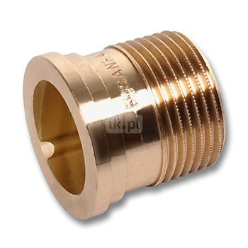 Śrubunek SANHA 4371G redukcja, brąz, 3/4'' x 1'' (GZ x lut wewnętrzny)