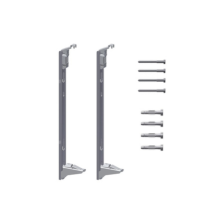 Zestaw szyn ściennych Kermi wys. 750 mmdo płaskich grzejników pł. Plan/Line
