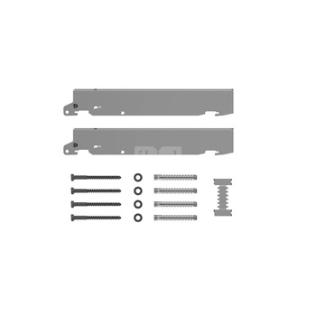 Zest. konsoli do szybkiego mont., typ 10wys. 500 mm, odl. od ściany 60mm, biały