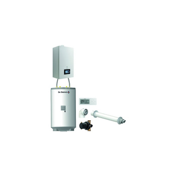 Pakiet - Kocioł gazowy jednofunkcyjny DE DIETRICH Virtuens Smart 15 kondensacyjny wiszący 2.6 - 16.3 kW+ Zestaw powietrzno-spalinowyKoncentryczny PP/Alu fi 60/100 + RegulatorAD248P + Zasobnik c.w.uAQUAvie125 + Filtr magnetyczny XS90 A