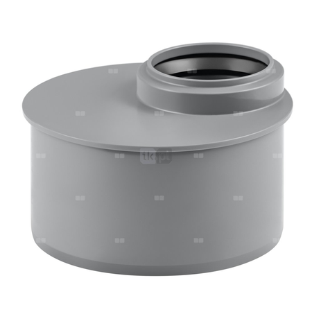 Złącze krótkie MAGNAPLAST HT PLUS HTR redukcja, PP (szary), DN 75 x DN 50 (ww x wz), do kanalizacji