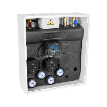 Grupa pompowa AFRISO PrimoBox AZB 405 GZ x GW 3/4'' x 3/4'', z izolacją, z siłownikiem arm 141