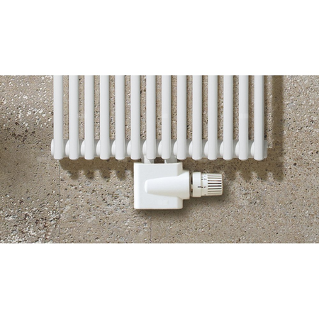 Grzejnik Zehnder Kleo KLV-180 - 10 Elem., Kolor (Code0262) Light Grey m., Typ złącza Code 3470, Roz. Stabilizująca: Tak, Zintegrowane konsole naścienne C5, Kolor mocowania (CodeRADC) Kolor grzejnka, Ilość zest naściennych 4