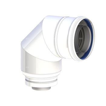 CONCEPT Kolano przyłączeniowe dla kotła Beretta Mynute, MySmart, Ciao, Quadra, rozszerzająca fi 60/100- fi 80/125, PP