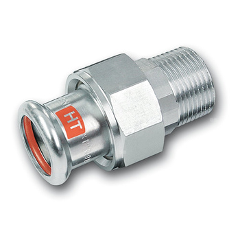 Śrubunek Concept By SANHA Therm Industry trzyczęściowy, stal, 42 mm x 1 1/2'' (zw x GZ)