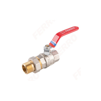 Zawór kulowy FERRO F-POWER 3/4'' GZ x GW, uchwyt: dźwignia