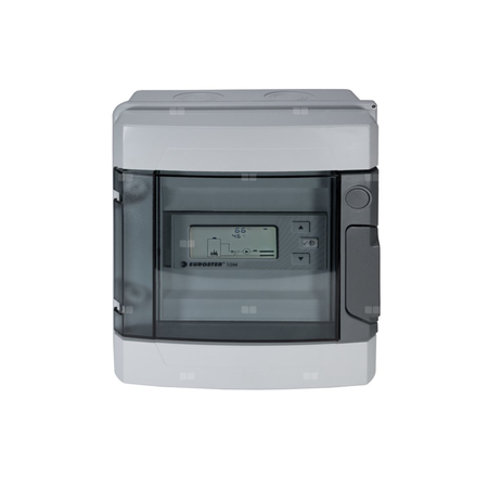 Sterownik Euroster E10M w obudowie natynkowej - sterownik siłownika zaworu mieszającego i pompy c.o. z funkcją sterowania źródłem ciepła