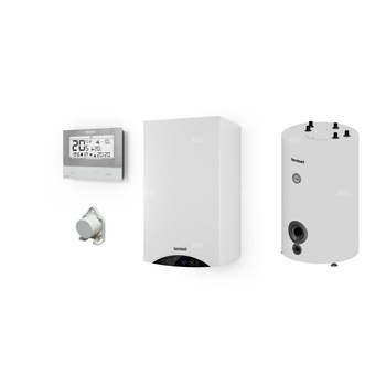 Pakiet nr 5 z kotłem i zasobnikiem SG PLUS 120l - Kocioł gazowy jednofunkcyjny TERMET GOLD PLUS II wiszący 25 kW