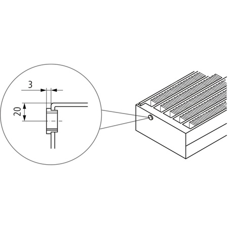 Konwektor Kermi Konvektor Typ43 BH210x194x1500mm QN2460, weiß, 6bar, m. Abd., AB Uni.