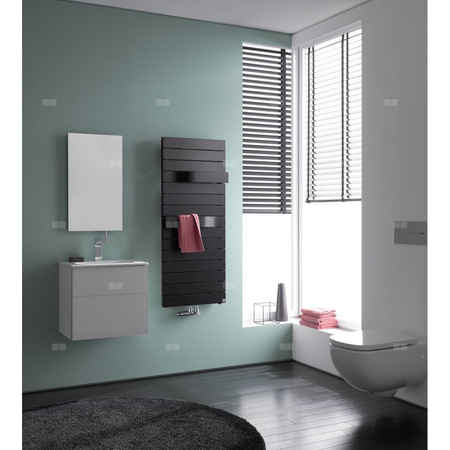Grzejnik dekoracyjny Kermi TABEO1437x101x600mm, QN 876,GLS,podłączenie środkowe