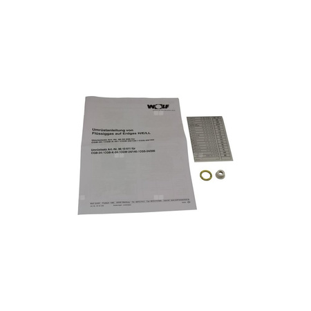 Zestaw przezbrojeniowy z gazu płynnego na GZ 50 lub z GZ 41,5 na GZ 50 lub z GZ 50 na GZ 41,5 lub z gazu płynnego na GZ 50, CGB-24, CGW-24/140, CGS-24/200, CSZ-24/300