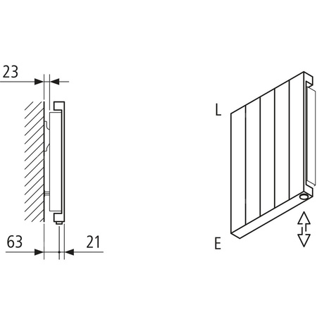 Grzejnik płytowy typ 11 KERMI HVN wym. 2200 x 1610 mm, kolor biały, moc 4706 W
