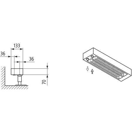 Konwektor Kermi Konvektor Typ32 BH210x133x4200mm QN4733, weiß, 6bar, m. Abd., AB Uni.