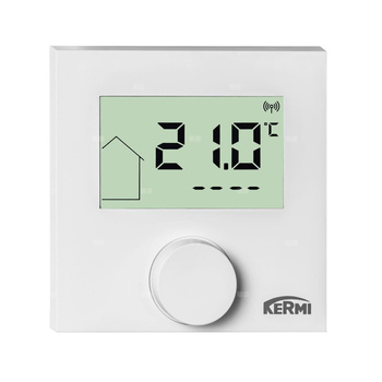 Kermi x-net sterow. naścienny radio LCD, instrukcja montażu w zestawie