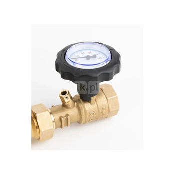 Grupa ochrony powrotu kotła BTA 110 AP z zaworem temperaturowym ATV, 3x GW G1'', 55 st. C, Kvs 6, AFRISO APH 15-7/130