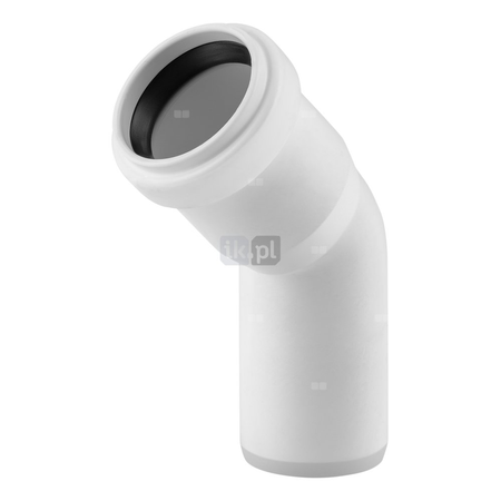 Kolano 15' MAGNAPLAST HT PLUS HTB, PP (biały), DN 32 (wz x ww), do kanalizacji