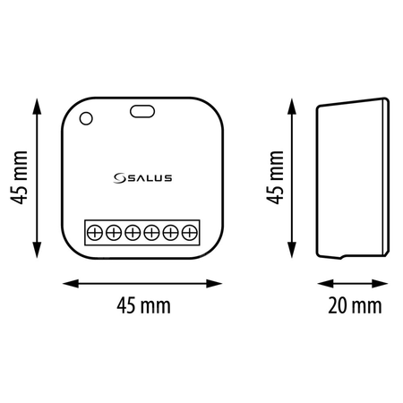 Przekaźnik załączający Zigbee SALUS SR600