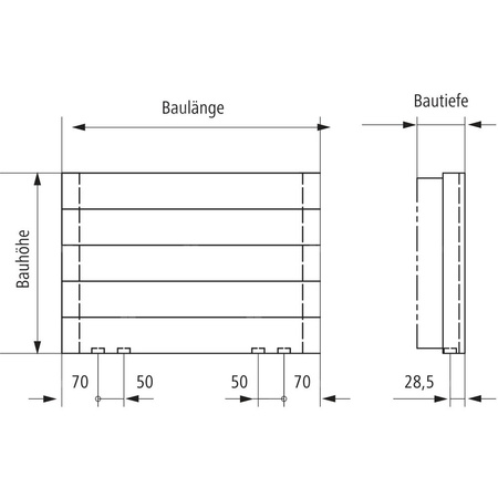 Grzejnik płytowy typ 11 KERMI HHN wym. 630 x 800 mm, kolor biały, moc 884 W
