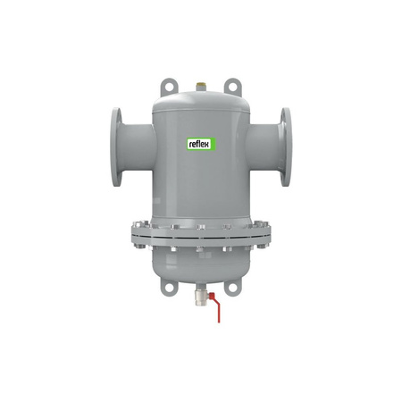 Separator mikropęcherzy REFLEX D 300 R, 10 bar / 110'C, DN300/PN16, z kołnierzem rewizyjnym, kolor: szary
