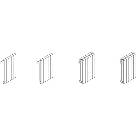 Grzejnik płytowy typ 22 KERMI V-HVV wym. 1800 x 1330 mm, kolor biały, moc 5151 W