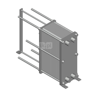 Wymiennik ciepła REFLEX RHG-04-80 płytowy CO, skręcany, 110'C, 16 bar