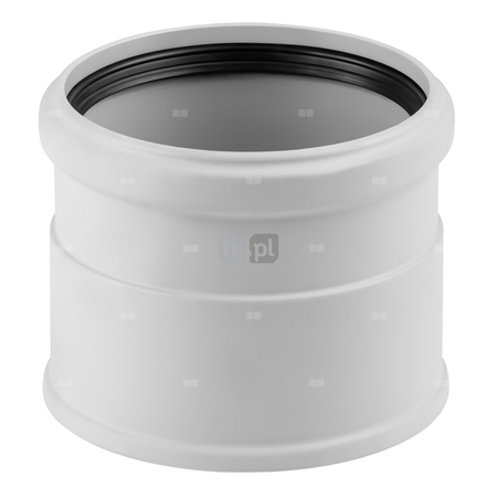 Przejściówka MAGNAPLAST SKOLAN safe dB-HT, PP (czarny), DN 125 (wz x ww), do kanalizacji