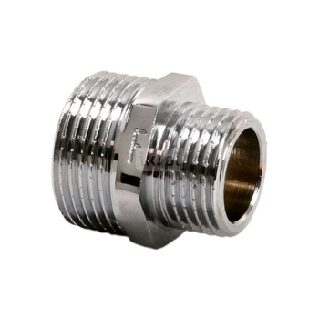 Nypel FERRO redukcja, mosiądz (chrom), 1/2'' x 1/4'' (GZ)