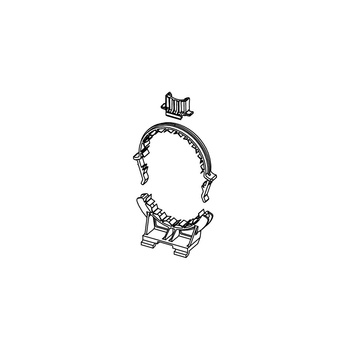 Uchwyt do kolan, komplet (prod. od 04.2017) TECE profil