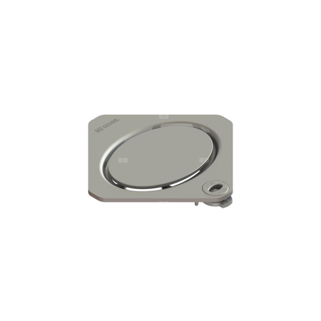 Kratka ze wzorem owalu 120x120,stal nierdz., Kl. L15